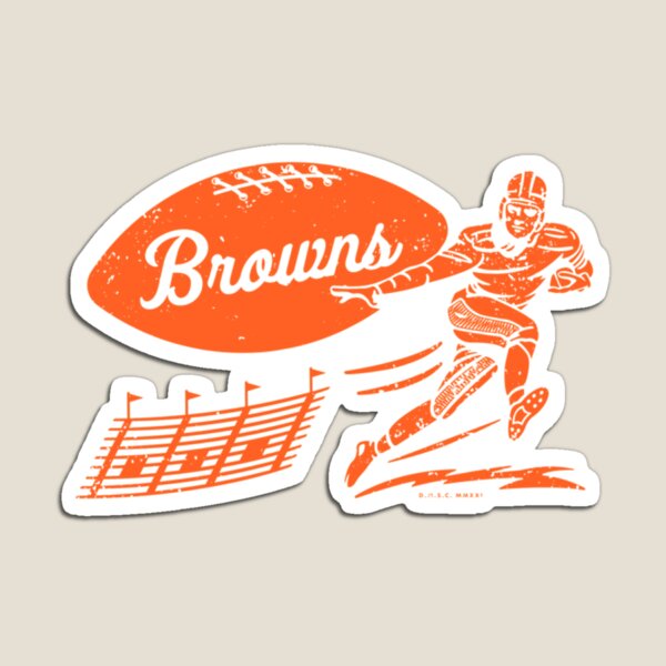 Vintage Megaphone - Cleveland Browns (Orange Browns Wordmark)- Limited  Edition, Perfect Gift Loves Cat Sticker for Sale by anphamsa