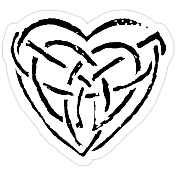 "Celtic Heart" Stickers by IceFaerie | Redbubble