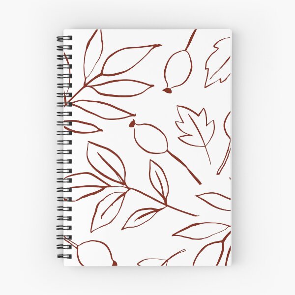 Item preview, Maroon Leaves Pattern designed and sold by noiramcreates.