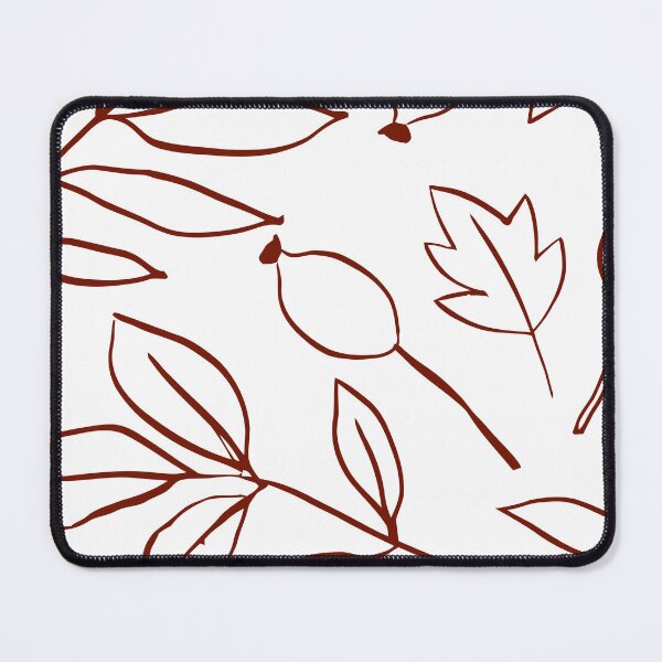 Item preview, Maroon Leaves Pattern designed and sold by noiramcreates.