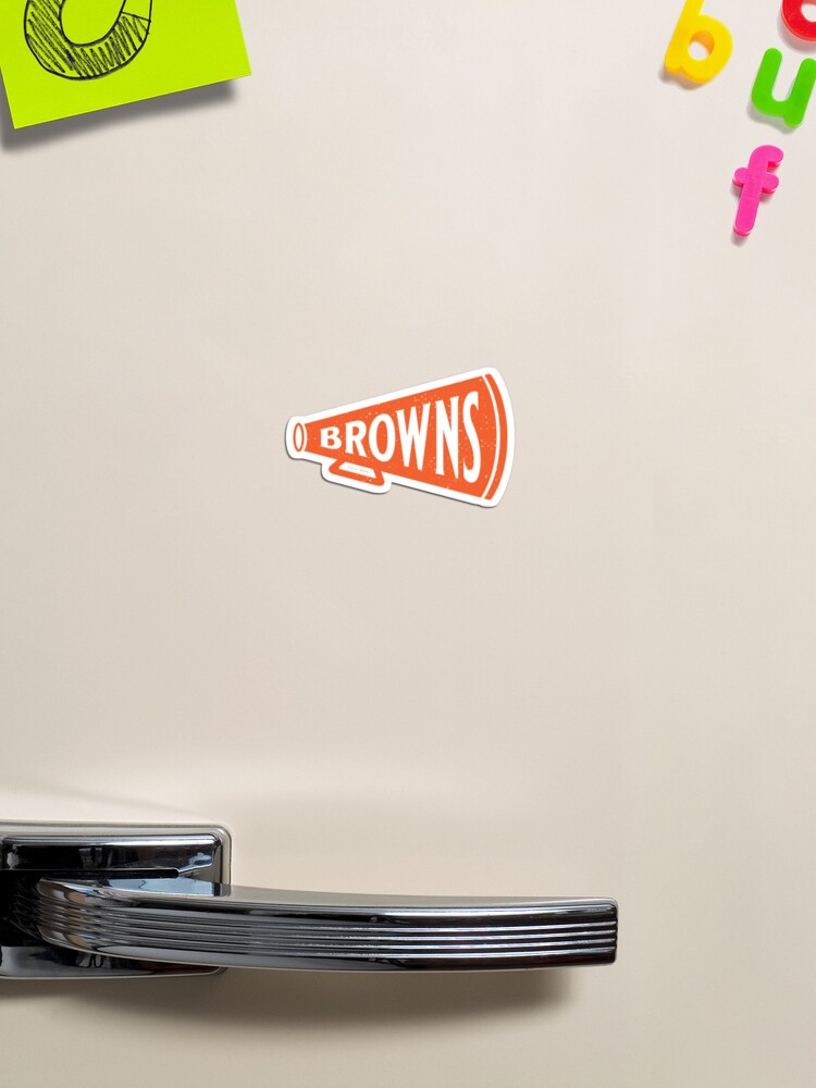 Vintage Megaphone - Cleveland Browns (Orange Browns Wordmark)- Limited  Edition, Perfect Gift Loves Cat Sticker for Sale by anphamsa