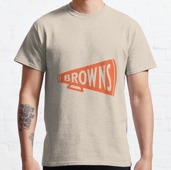 Nike Cleveland Browns Brown Wordmark Essential Short Sleeve T