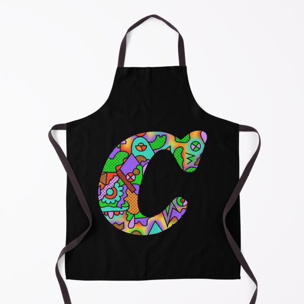 Item preview, Psychedelic Monogram Initial Letter C designed and sold by Lartheviking.