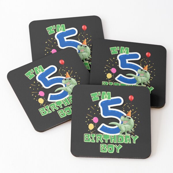 Item preview, Kids 5 Year Old Dinosaur Birthday t-shirt. designed and sold by US50.