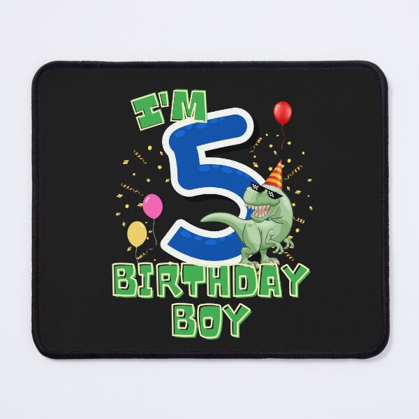 Item preview, Kids 5 Year Old Dinosaur Birthday t-shirt. designed and sold by US50.
