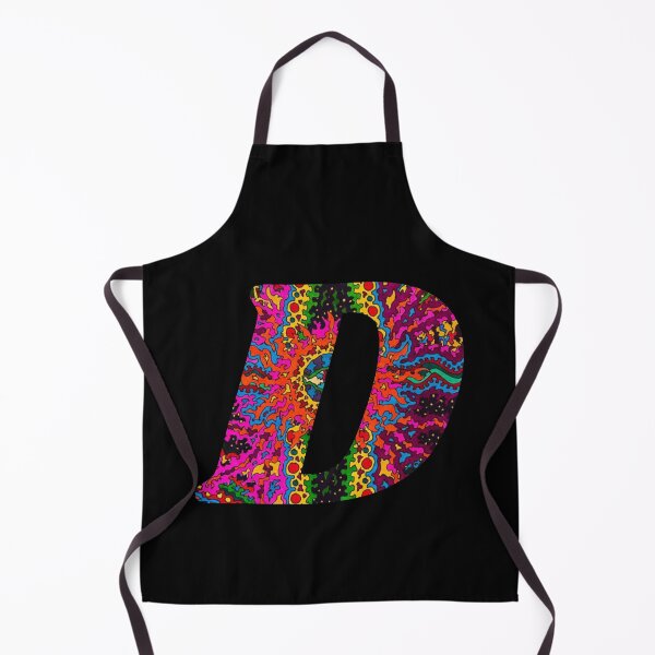Item preview, Psychedelic Monogram Initial Letter D designed and sold by Lartheviking.