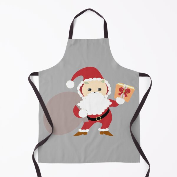 Item preview, Santa Claus Cat Merry Christmas Cat Santa Xmas Cat designed and sold by Mimi Huang.