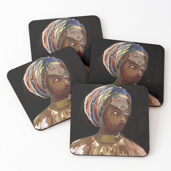 Item preview, afican lady painting designed and sold by KARTICK DUTTA.