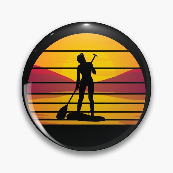 Item preview, Stand Up Paddle Board SUP Woman Paddleboarding Sunset Water designed and sold by TM-Multidesign.