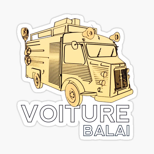 Voiture Balai Sticker