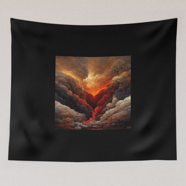 Item preview, Cool sky on fire vector art designed and sold by DopeDesign111.