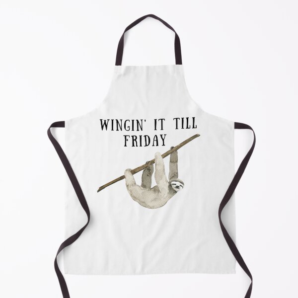 Item preview, Wingin' it till Friday, Funny office workspace print designed and sold by HappyVibesAlert.