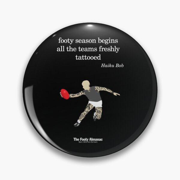 Item preview, Footy Haiku _quot_Tattoo_quot_ black version   designed and sold by KeenEyeDe.