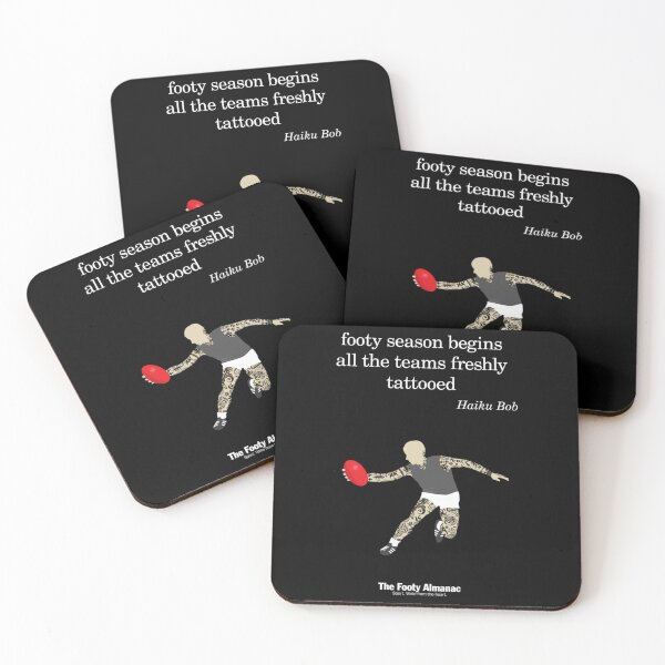Item preview, Footy Haiku _quot_Tattoo_quot_ black version   designed and sold by KeenEyeDe.