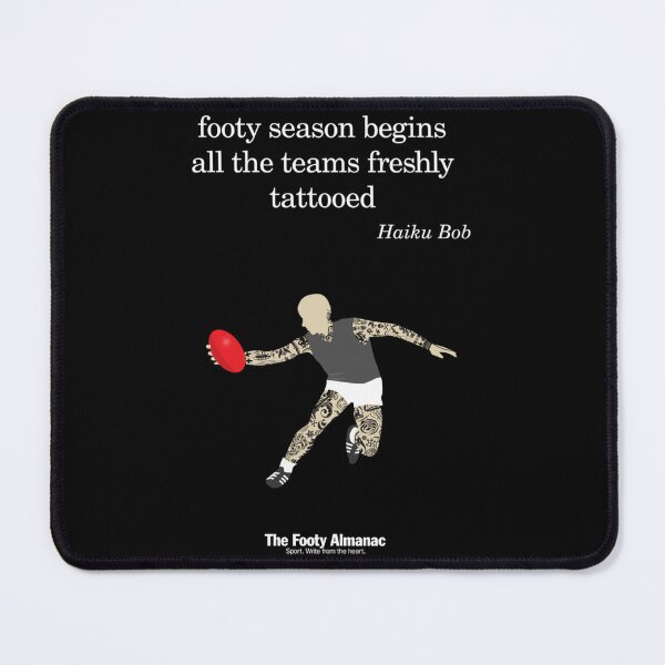 Item preview, Footy Haiku _quot_Tattoo_quot_ black version designed and sold by KeenEyeDe.