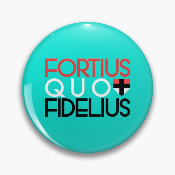 Item preview, Fortius Quo Fidelius - Saints Slogan Design   designed and sold by KeenEyeDe.
