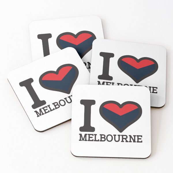 Item preview, I love Melbourne AFL _amp_ AFLW Inspired Apparels, Merchandise, T Shirts,Leggings, Skirt, Mask, Ap designed and sold by KeenEyeDe.