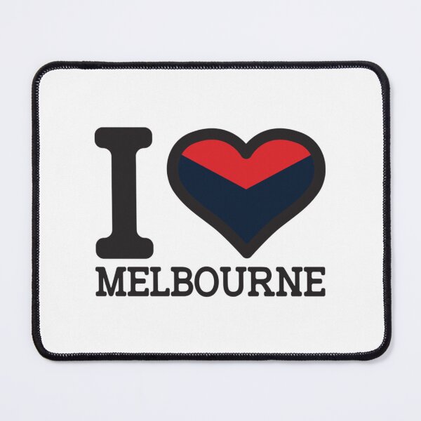 Item preview, I love Melbourne AFL _amp_ AFLW Inspired Apparels, Merchandise, T Shirts,Leggings, Skirt, Mask, Ap designed and sold by KeenEyeDe.
