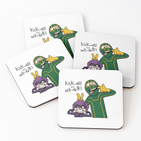 Item preview, Kick-Ass and Hit-Girl designed and sold by NicoleAidam.