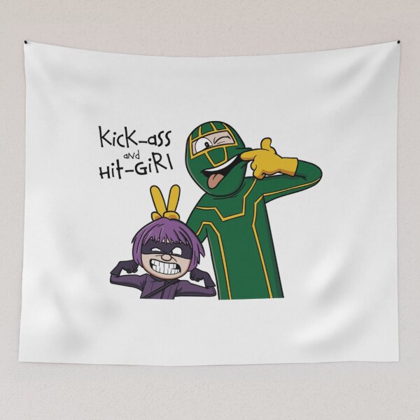 Item preview, Kick-Ass and Hit-Girl designed and sold by NicoleAidam.