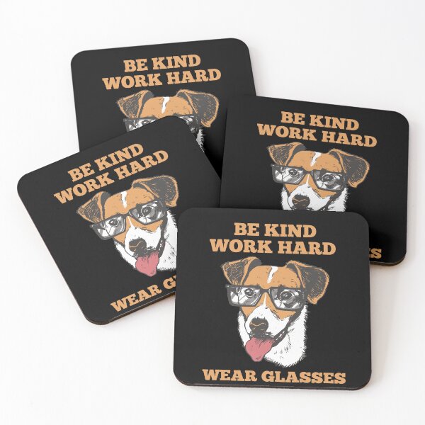 Item preview, Be Kind Work Hard Wear Glasses designed and sold by Davestre.