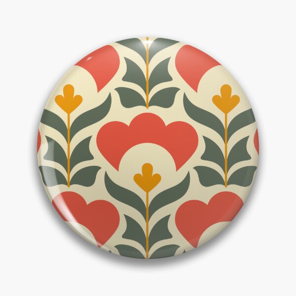 Item preview, 1018 - retro flowers pattern designed and sold by RouCouCou.