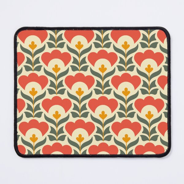 Artikelvorschau, 1018 - Retro-Blumenmuster entworfen und verkauft von RouCouCou.