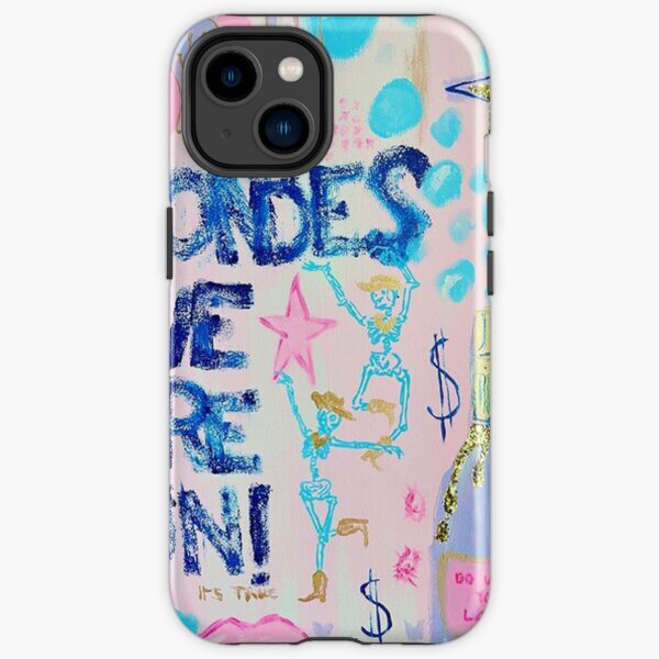 Pink Tie-Dye Monogram Protective iPhone Case - Small Print