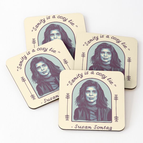 Item preview, Susan Sontag Portrait and Quote designed and sold by Unhinged Heather.