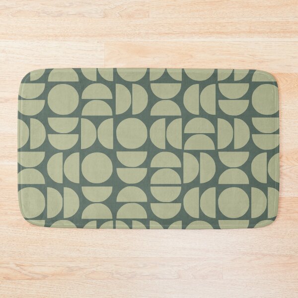 Item preview, Abstract Geometric Shapes 2 in Sage Green designed and sold by nineFlorals.