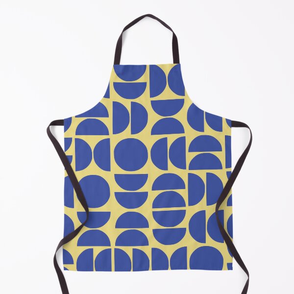 Item preview, Abstract Geometric Shapes 3 in Yellow Blue designed and sold by nineFlorals.