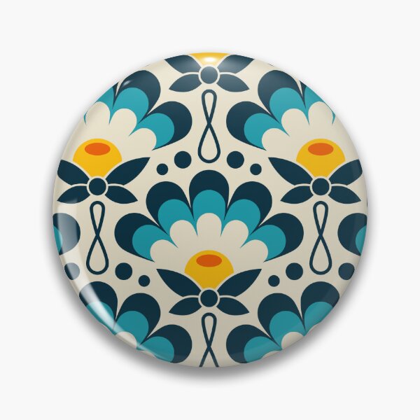 Item preview, 1025 - retro florals designed and sold by RouCouCou.