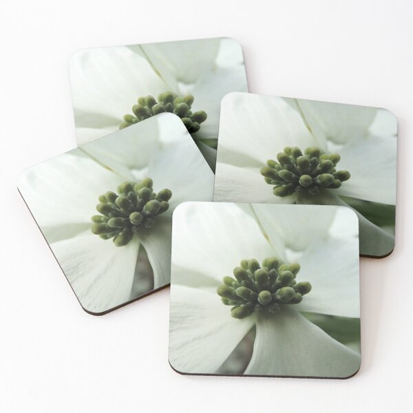 Item preview, White "Dogwood" or "Cornus" designed and sold by Marilyn Harris.