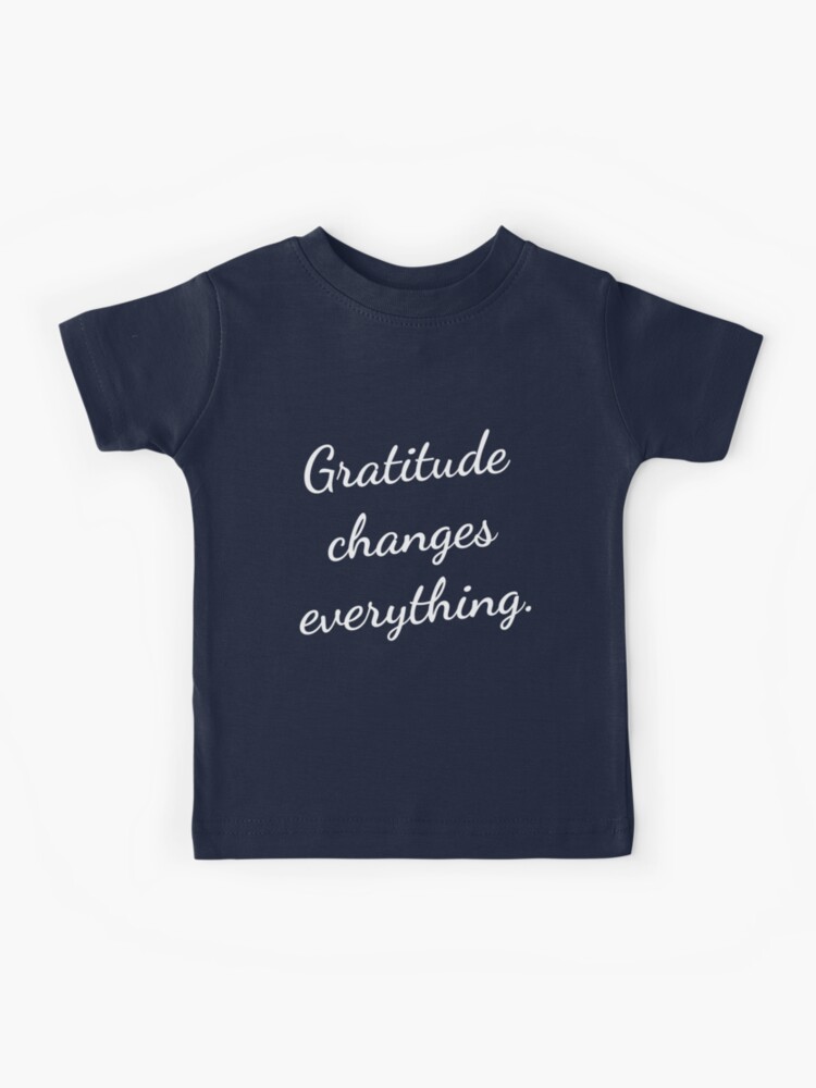 stylish Thanksgiving childrens tee Gratitude Over Everything kids youth t-shirt