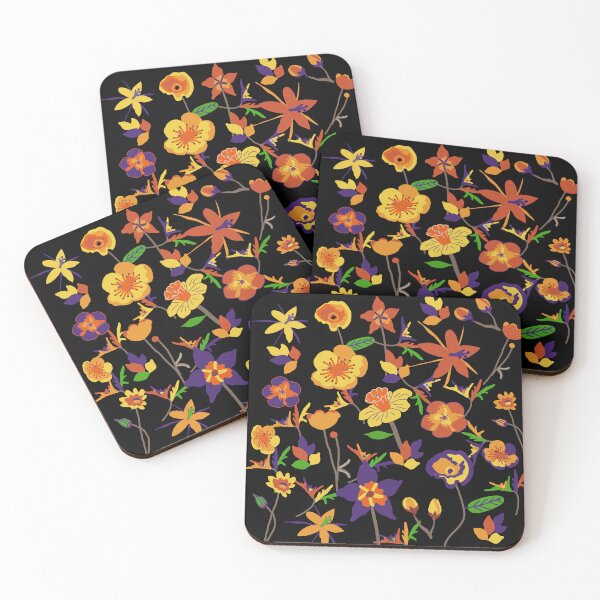 Item preview, Wildflower Halloween Garden Floral Modern Art designed and sold by hcetinuk.
