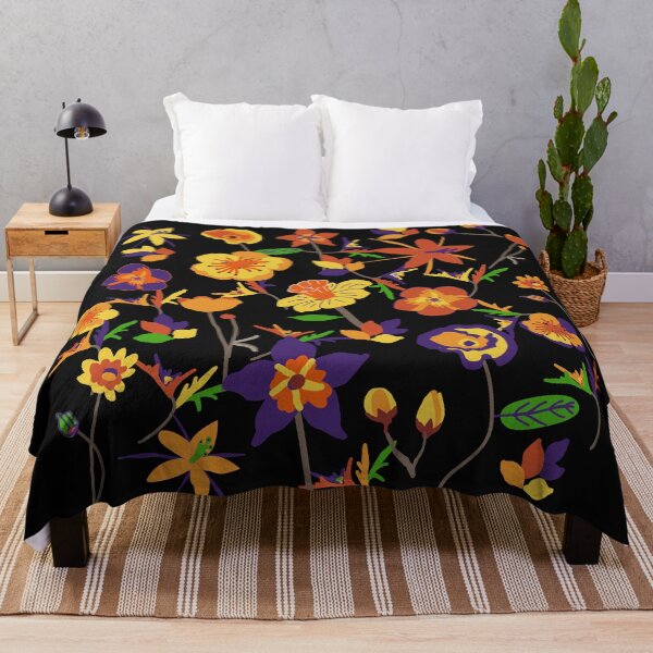 Item preview, Wildflower Halloween Garden Floral Modern Art designed and sold by hcetinuk.