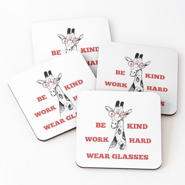 Item preview, Be Kind Work Hard Wear Glasses designed and sold by Davestre.