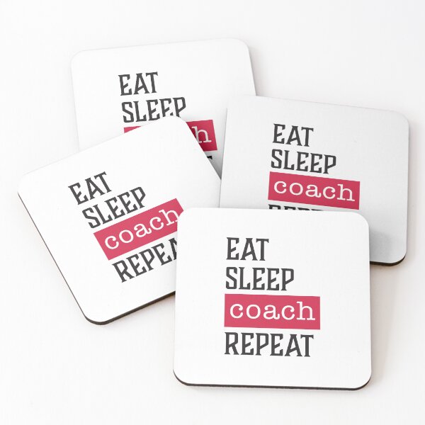 Item preview, Eat Sleep Coach Repeat - Funny Coach Gifts designed and sold by AGDStudio.