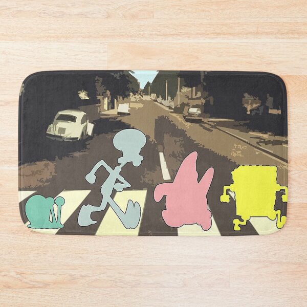 Item preview, Abbey RoadBikini Bottom people art print designed and sold by joriearmstrong.