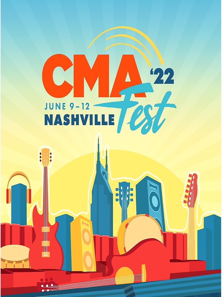 "Music CMA Fest 2022" Poster for Sale by Lindawin Redbubble