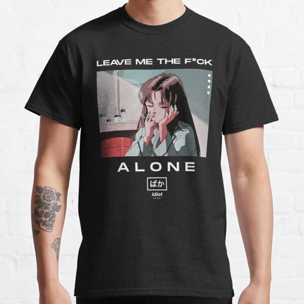 Leave Me Alone Baseball Is on T-Shirt T-Shirt / Navy / S