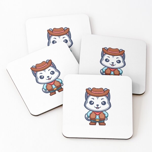 Item preview, Husky Cowboy Cute Cartoon designed and sold by GumregaStudio.