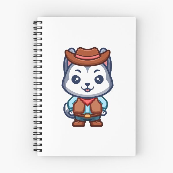 Item preview, Husky Cowboy Cute Cartoon designed and sold by GumregaStudio.