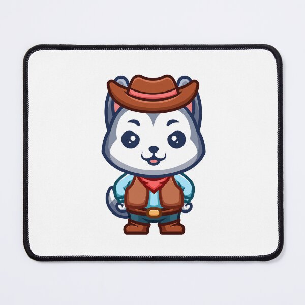 Item preview, Husky Cowboy Cute Cartoon designed and sold by GumregaStudio.
