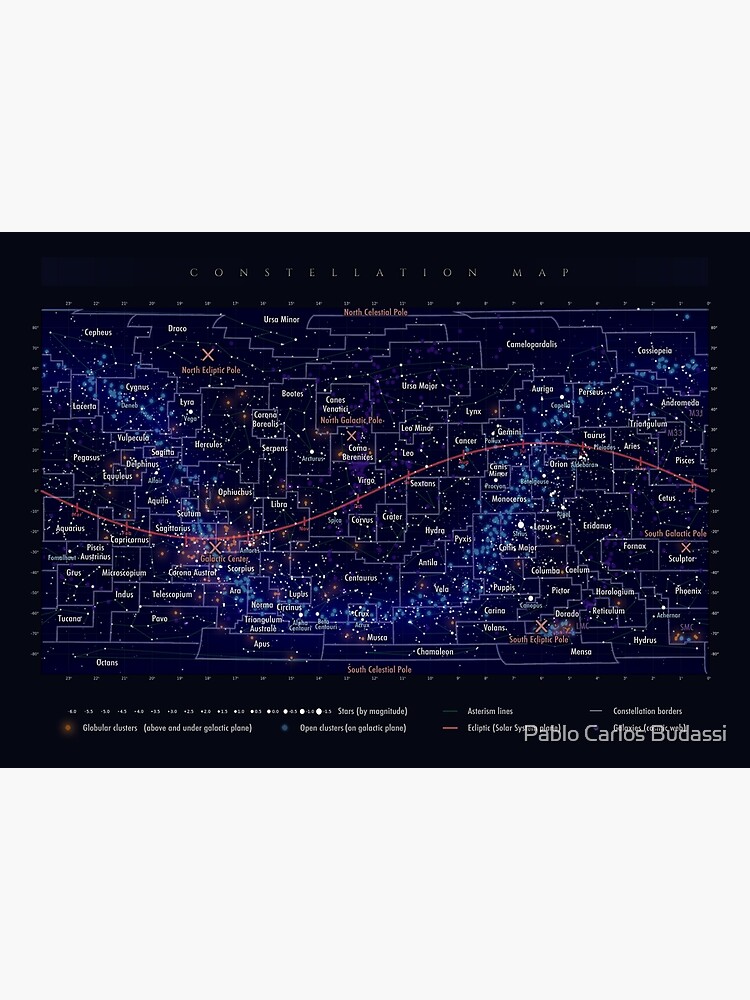 Portable Constellation Map by pablocbudassi