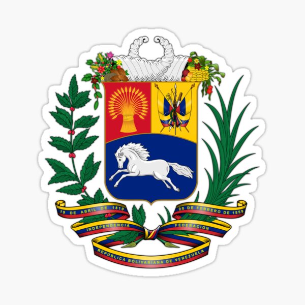 Venezuela, escudo de armas Pegatina