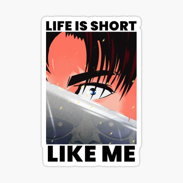 "LEVI ACKERMAN" Sticker for Sale by bluespiderlily | Redbubble