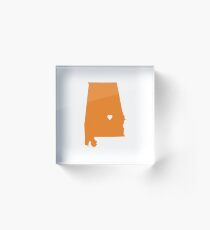 Alabama Love Acrylic Block