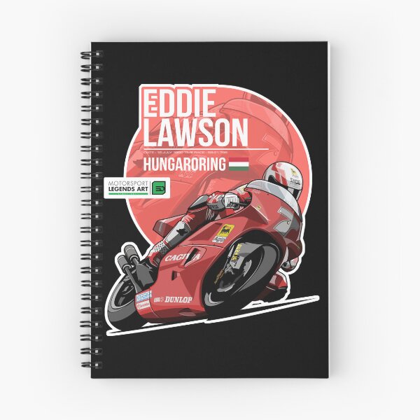 Item preview, Eddie Lawson 1992 Hungaroring designed and sold by MasonRosePrints.