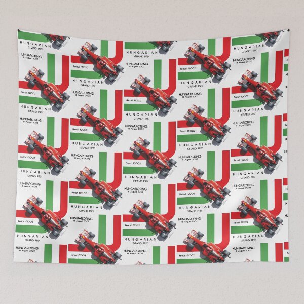 Item preview, Ferrari F2002 Hungaroring designed and sold by MasonRosePrints.